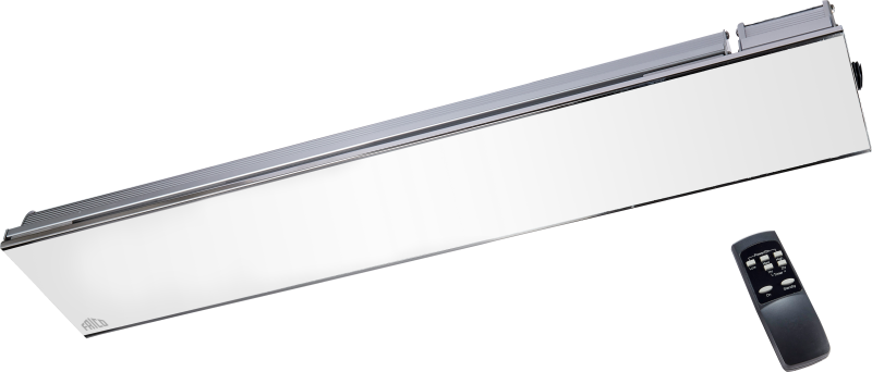 Topení Frico Relax Glass Dimmer 1500 White/Silver