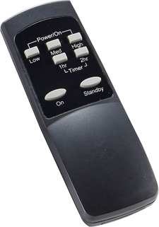 Topení Frico Relax Glass Dimmer 1800 Black/Black